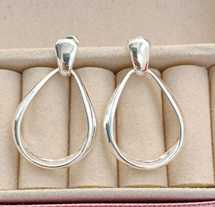 Pendientes doble pieza lágrima