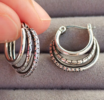 Pendientes Plata Aro